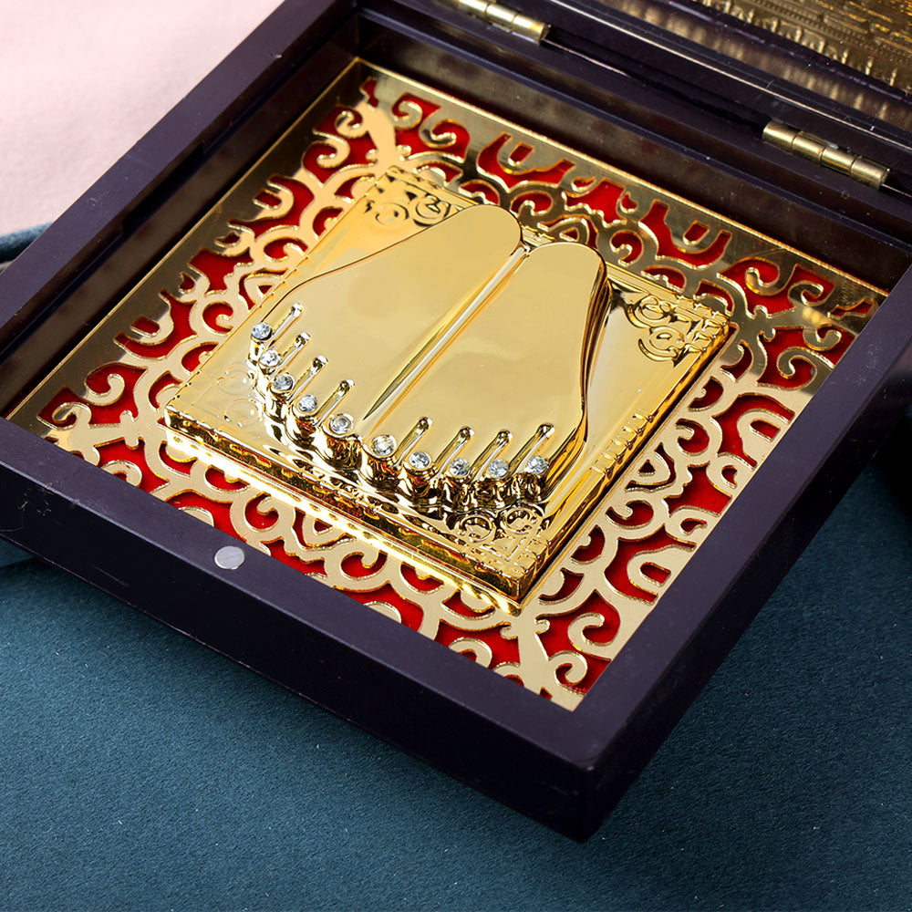 Radha Krishna Charan Paduka Box - Medium