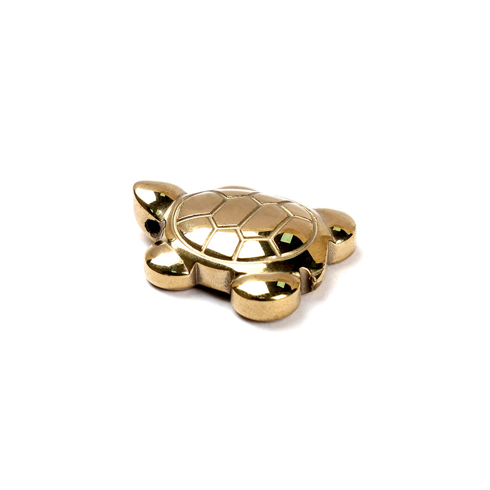 Golden Pyrite Tortoise Spiritual Decorative Piece