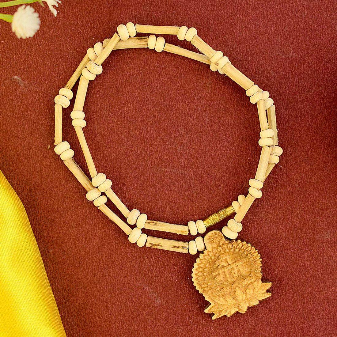 100% Original Tulsi Mala with Shri Ram Wooden Locket β sacred prayer beads with devotional locket for chanting and meditation. Indiaβs Largest Brass Idols Brand - www.satvikstore.in