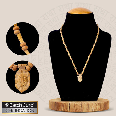 100% Pure Pleasing Tulsi Mala with Radha Locket β Authentic Tulsi beads (108+1) strung together with a stunning Radha locket. Ideal for meditation, prayer, and spiritual practices, this mala promotes devotion and tranquility. Indiaβs Premium Jap Mala Store - www.satvikstore.in