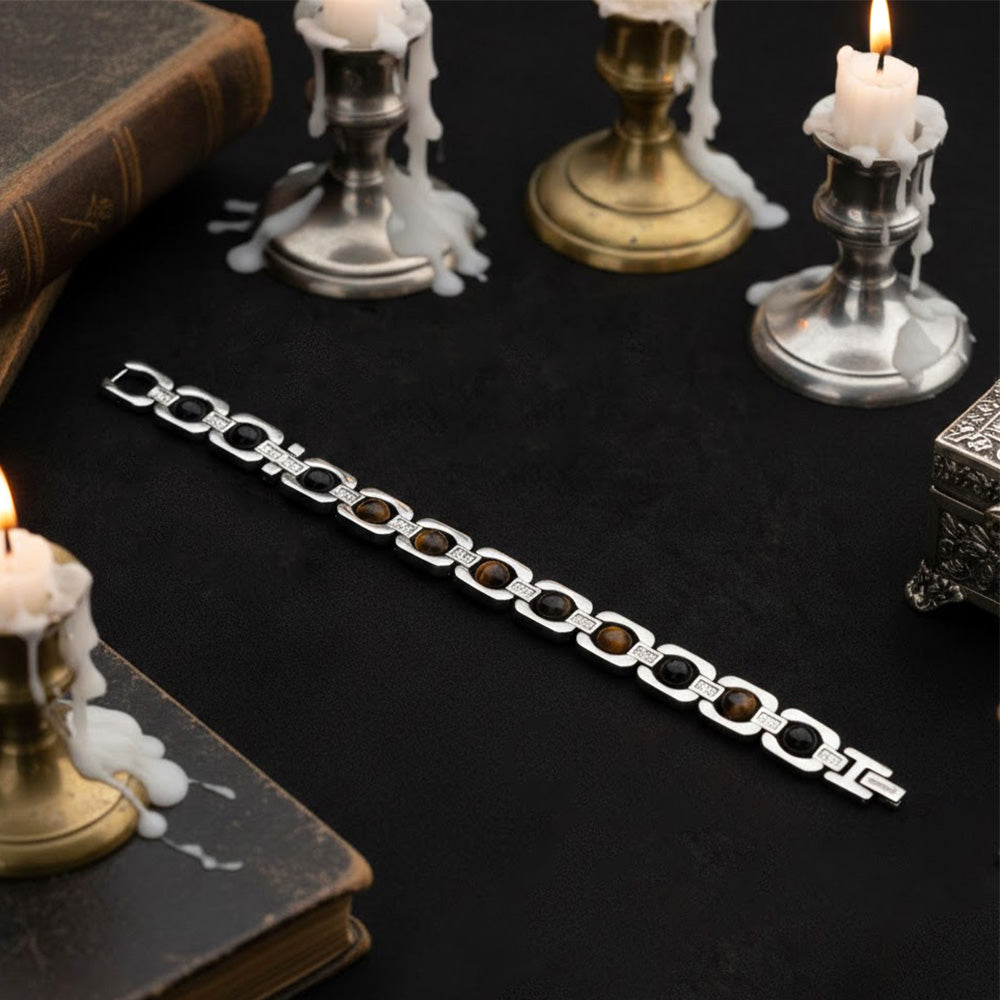Triple Protection Silver Plated Bracelet Unisex Spiritual Jewelry