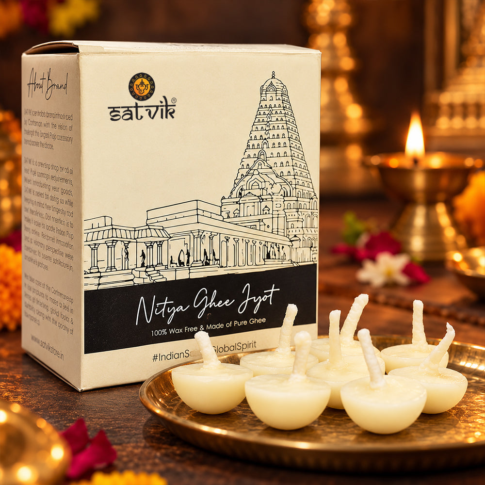 100 Pc Pure Ghee Diya Wicks (Wax Free)