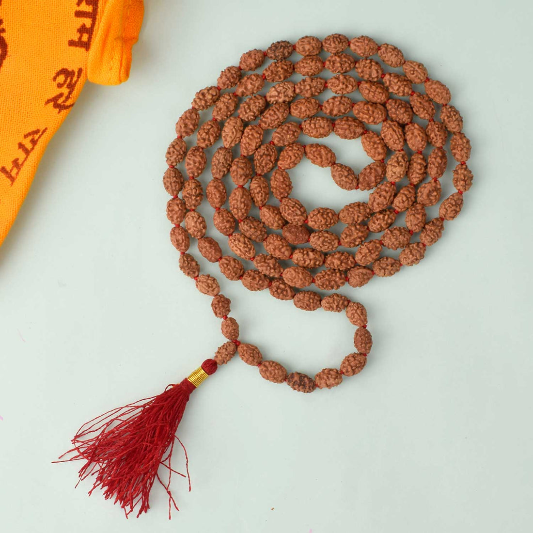 3 Mukhi Pathariya Original Rudraksha Mala