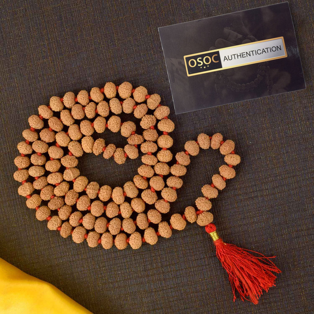 10 Mukhi Pathariya Rudraksha Mala 11-12mm