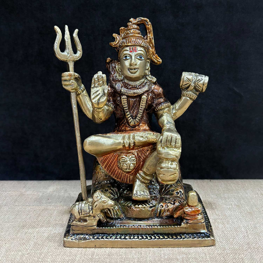 4 Inch Elegant Lord Shiva Sculpture for Home
