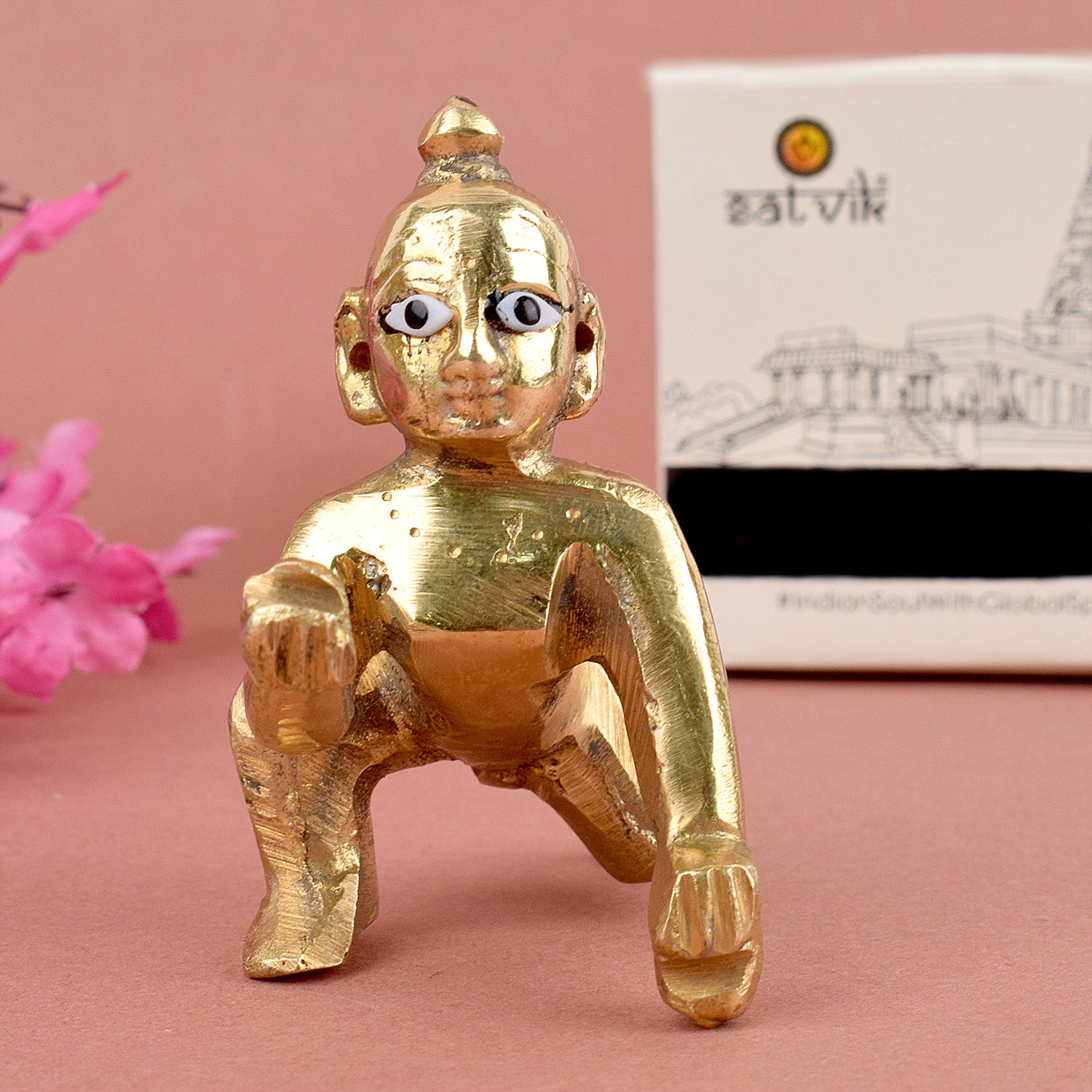 Brass Laddu Gopal Idol β Intricately crafted Bal Krishna statue in pure brass for temple and home puja dΓ©corIndiaβs Largest Pooja Accessories Brand β www.satvikstore.in