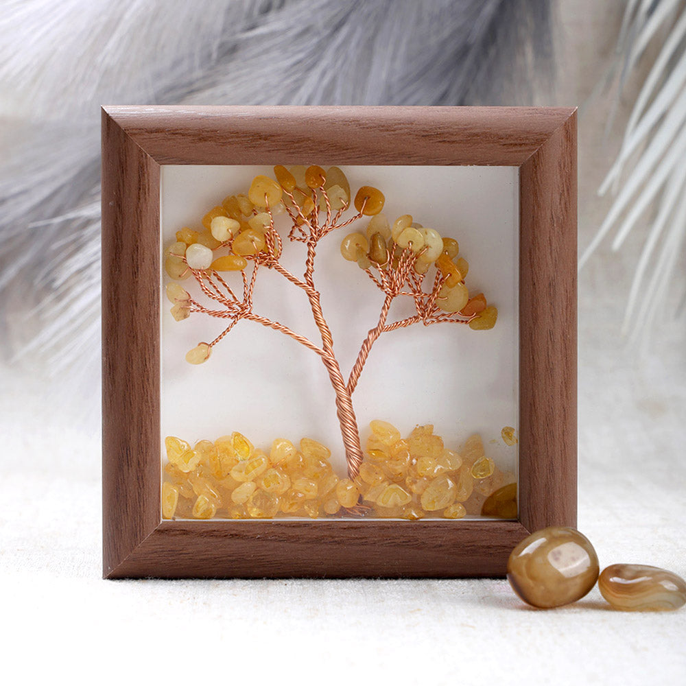 Citrine Tree with Frame | India’s Largest Puja Accessories Brand- www.satvikstore.in