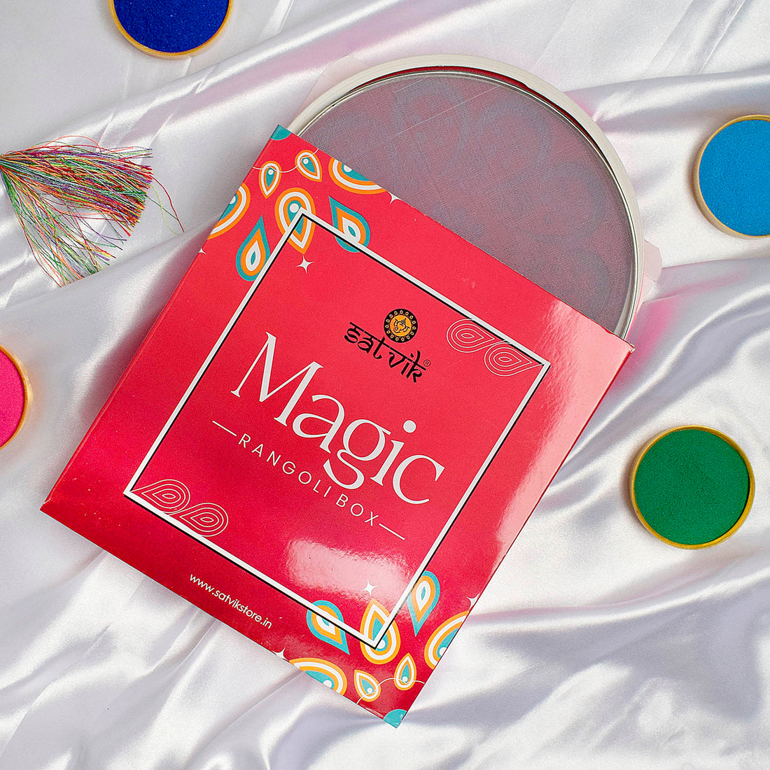 Magic Rangoli Maker: Effortless Design in Minutes (8 Inch)