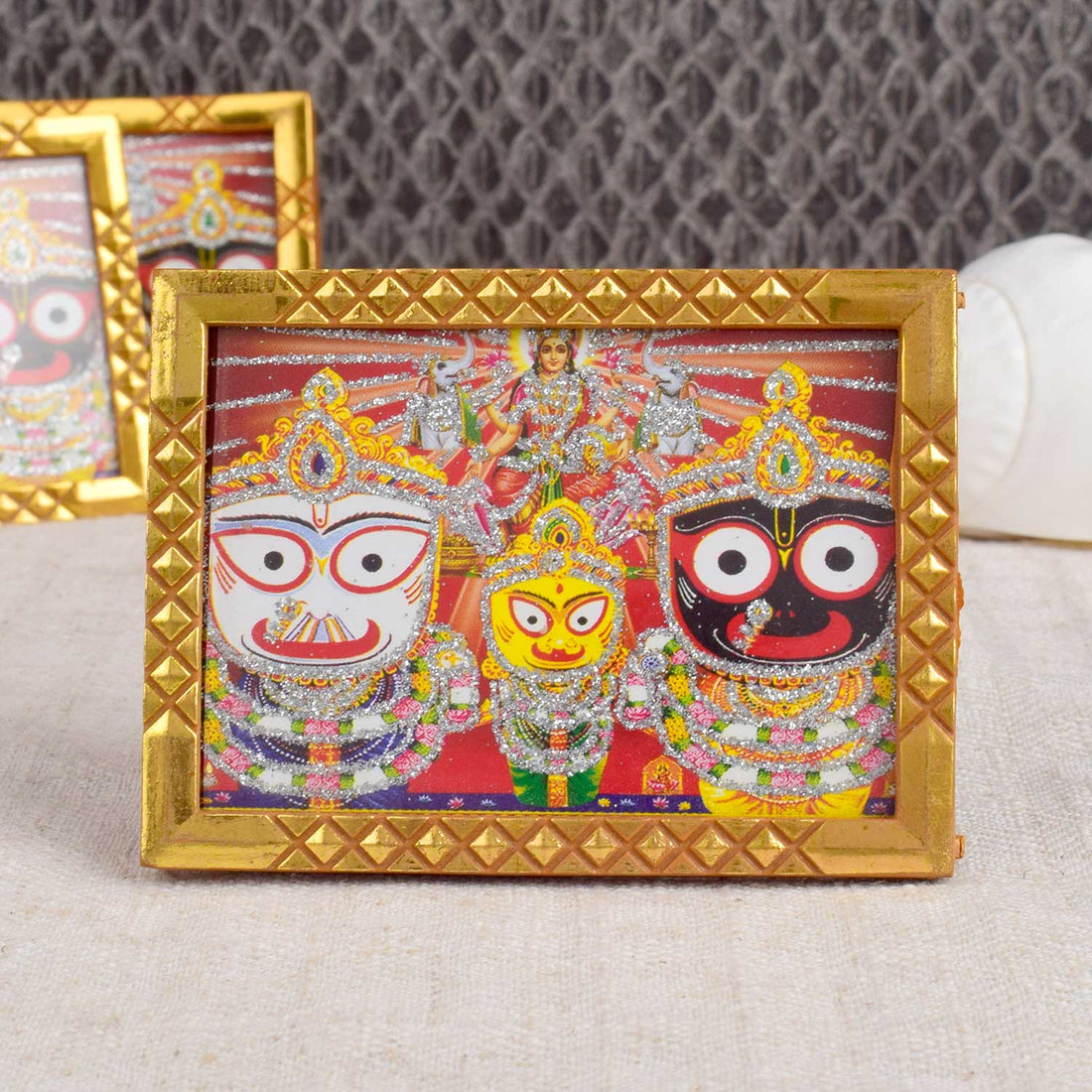 Big Lord Jagannath Car Idol โ Divine Presence for Dashboard