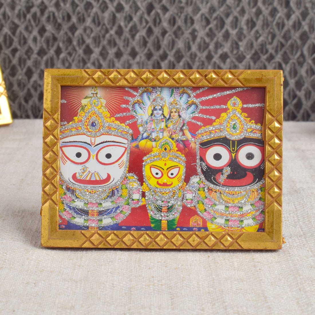 Big Lord Jagannath Car Idol โ Divine Presence for Dashboard
