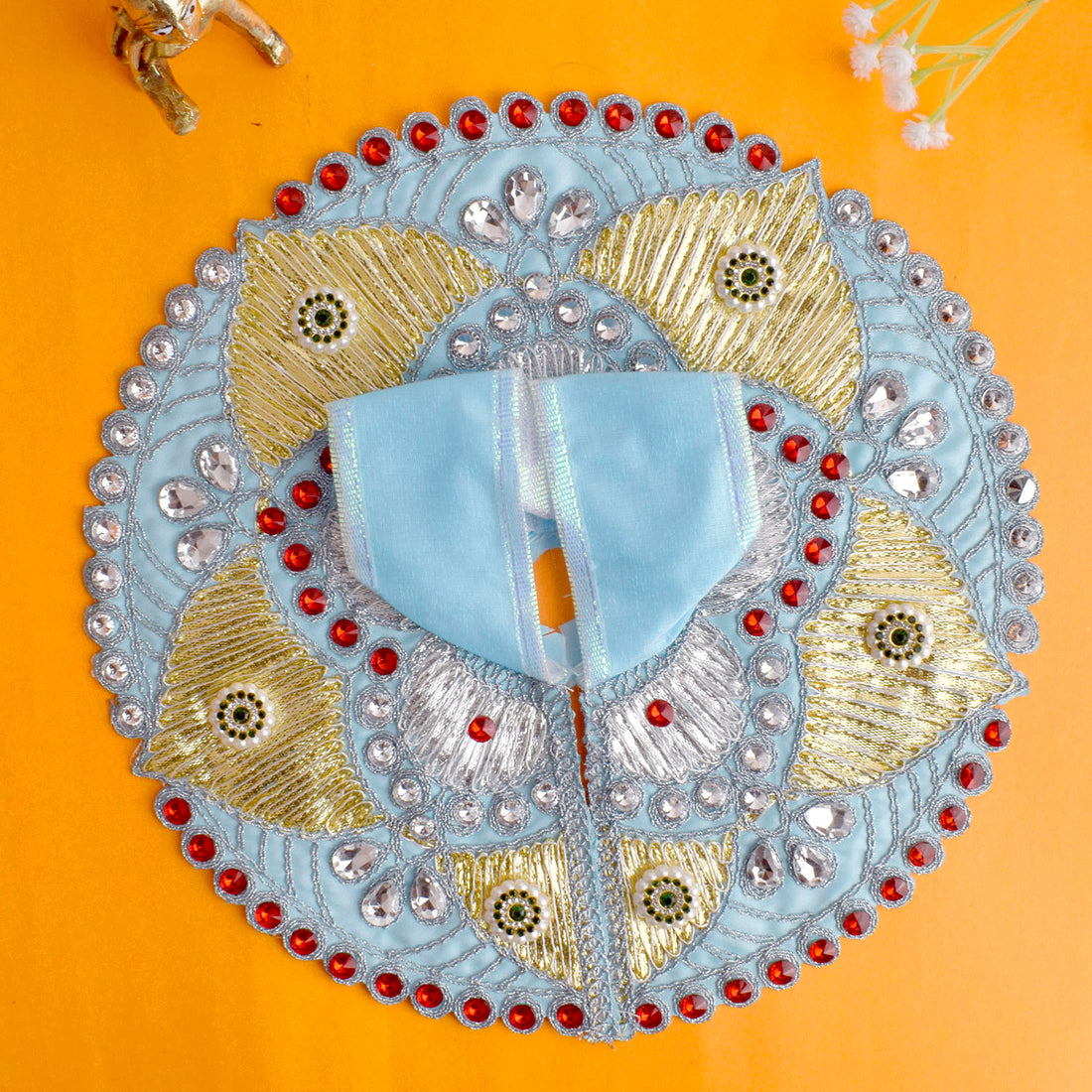 Beautiful Embroidery Dresses for Laddu Gopal Ji | Sizes 0 to 6