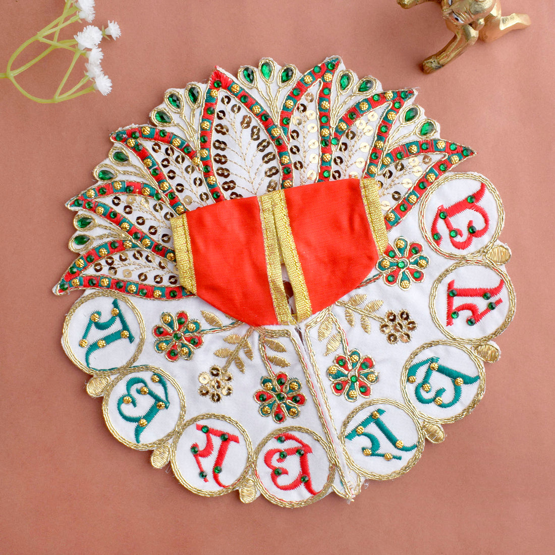 Elegant Embroidered Dresses for Laddu Gopal (Sizes 2 to 6)