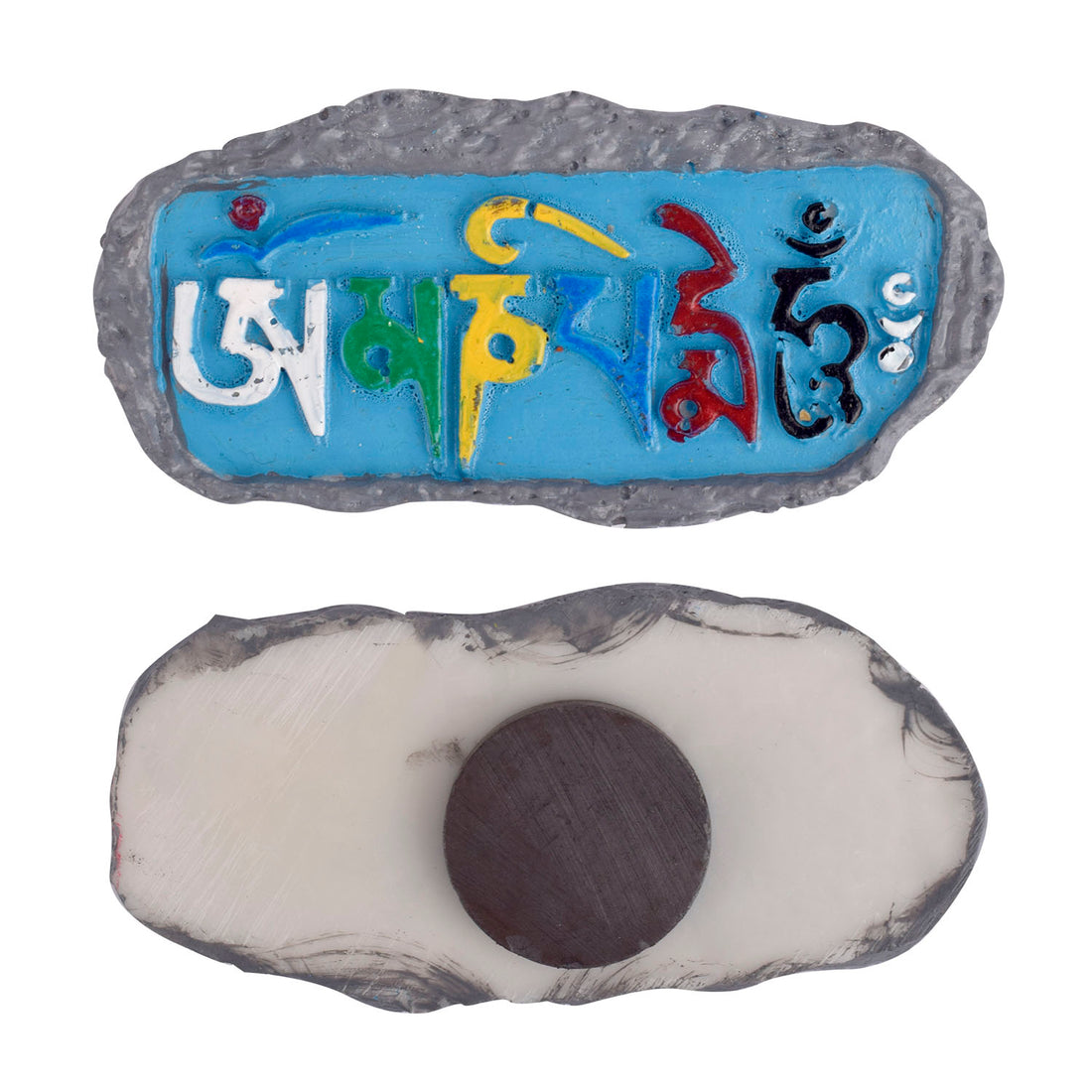 OM MANI Padme HUM Stone Fridge Magnet