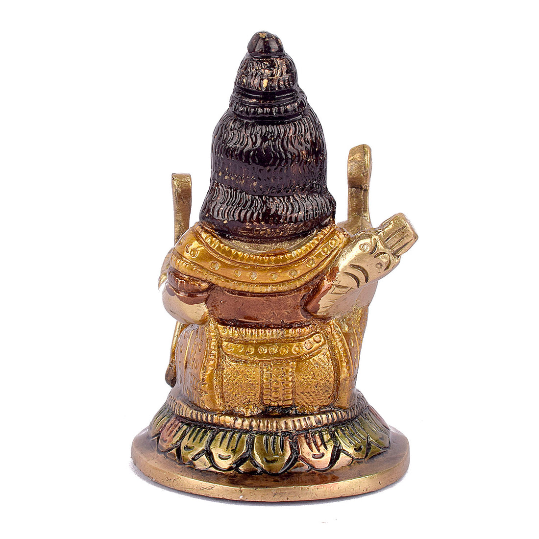 3.2 Inch Brass Ram Lalla Bal Roop Statue in Colored