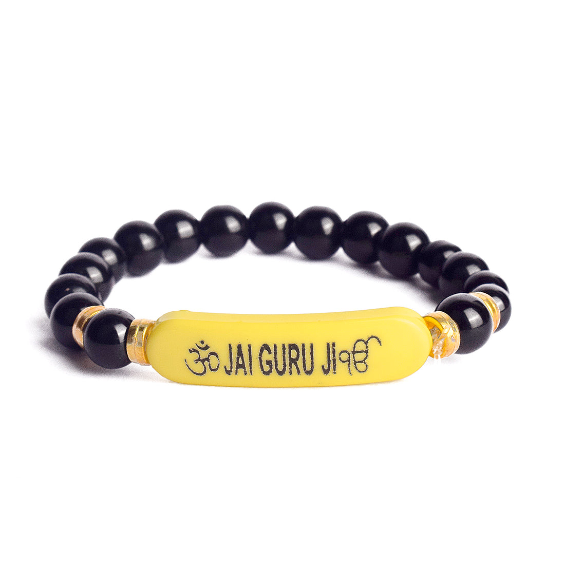 Jai Guru Ji Round Pearl Bracelet, Handmade Bracelets for Men and Women