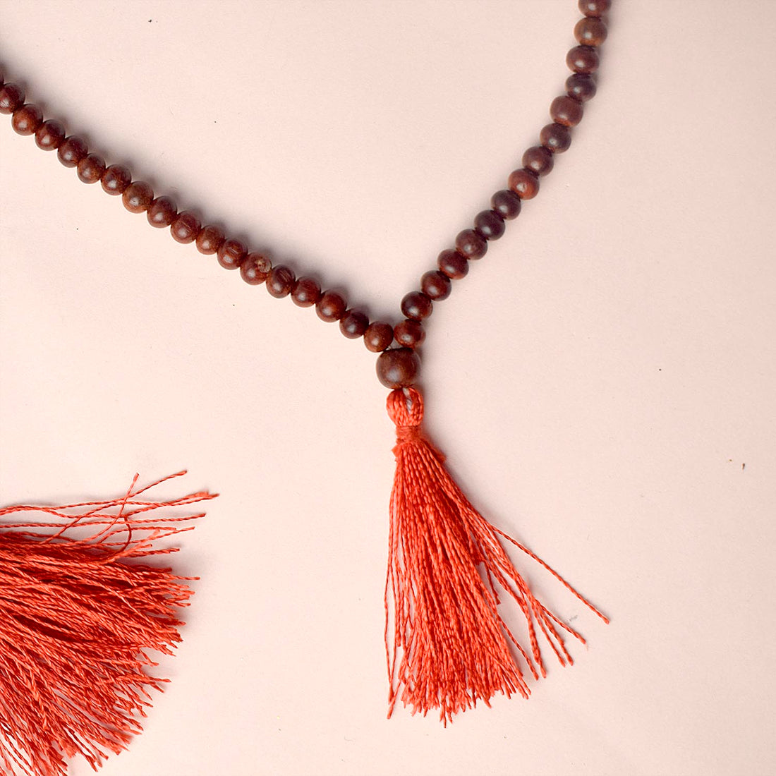 Certified 4.5mm 100% Original Authentic Pure Red Sandalwood Jap Mala (Andhra Pradesh)