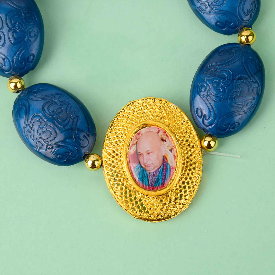 Chunky Oval Shaped Beads (Assorted) โ Guruji Swaroop Bracelet