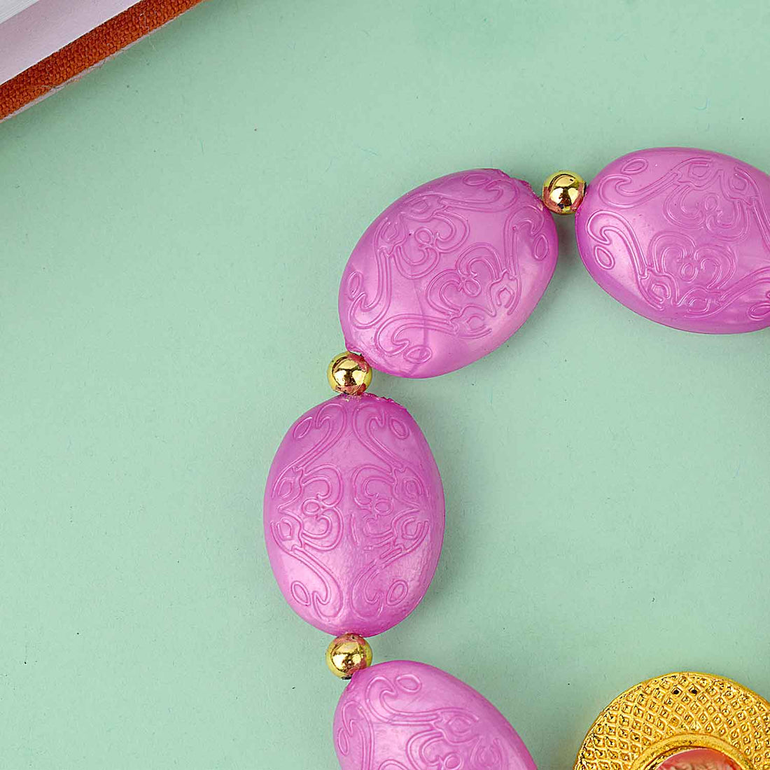 Chunky Oval Shaped Beads (Assorted) โ Guruji Swaroop Bracelet