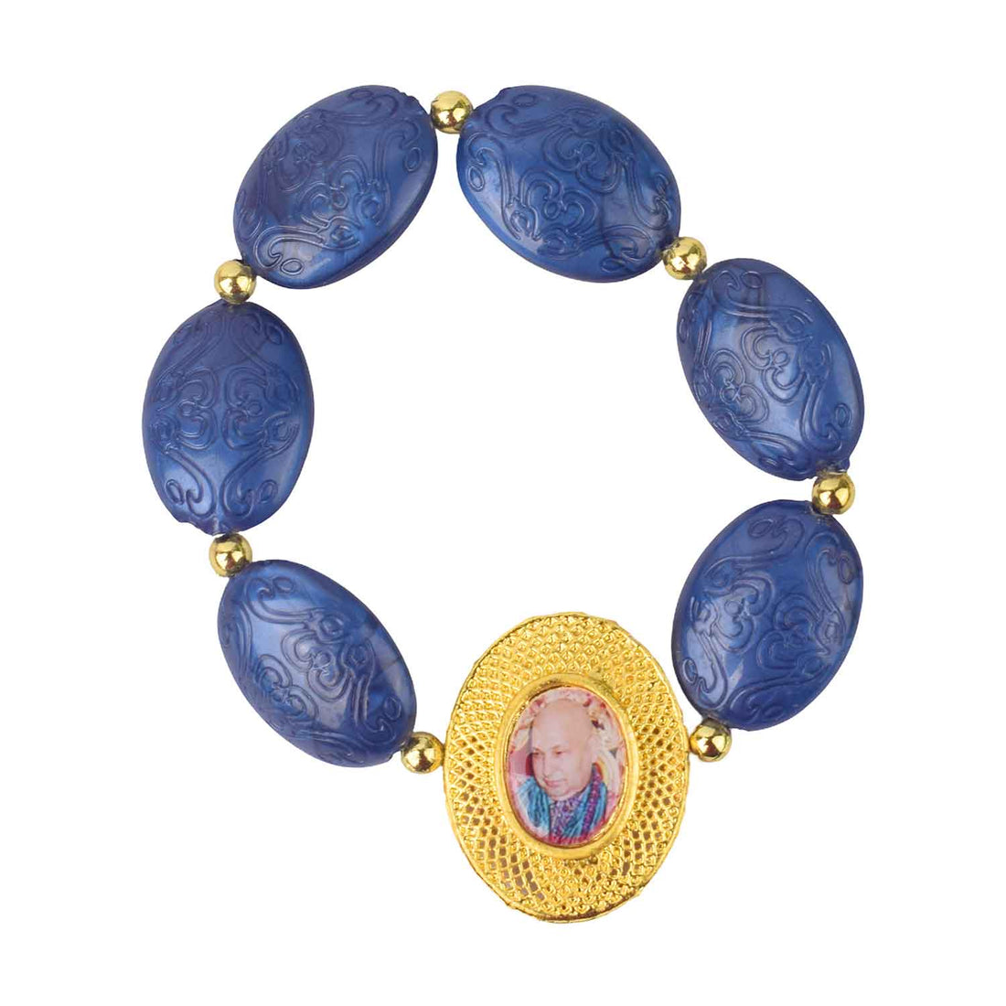 Chunky Oval Shaped Beads (Assorted) โ Guruji Swaroop Bracelet