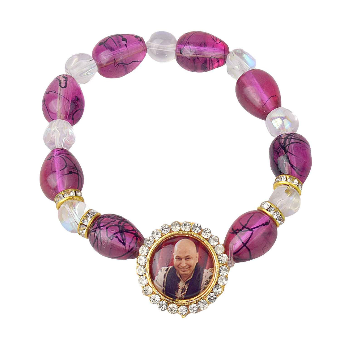 Coloured Beads (Assorted) โ Guruji Swaroop Bracelet