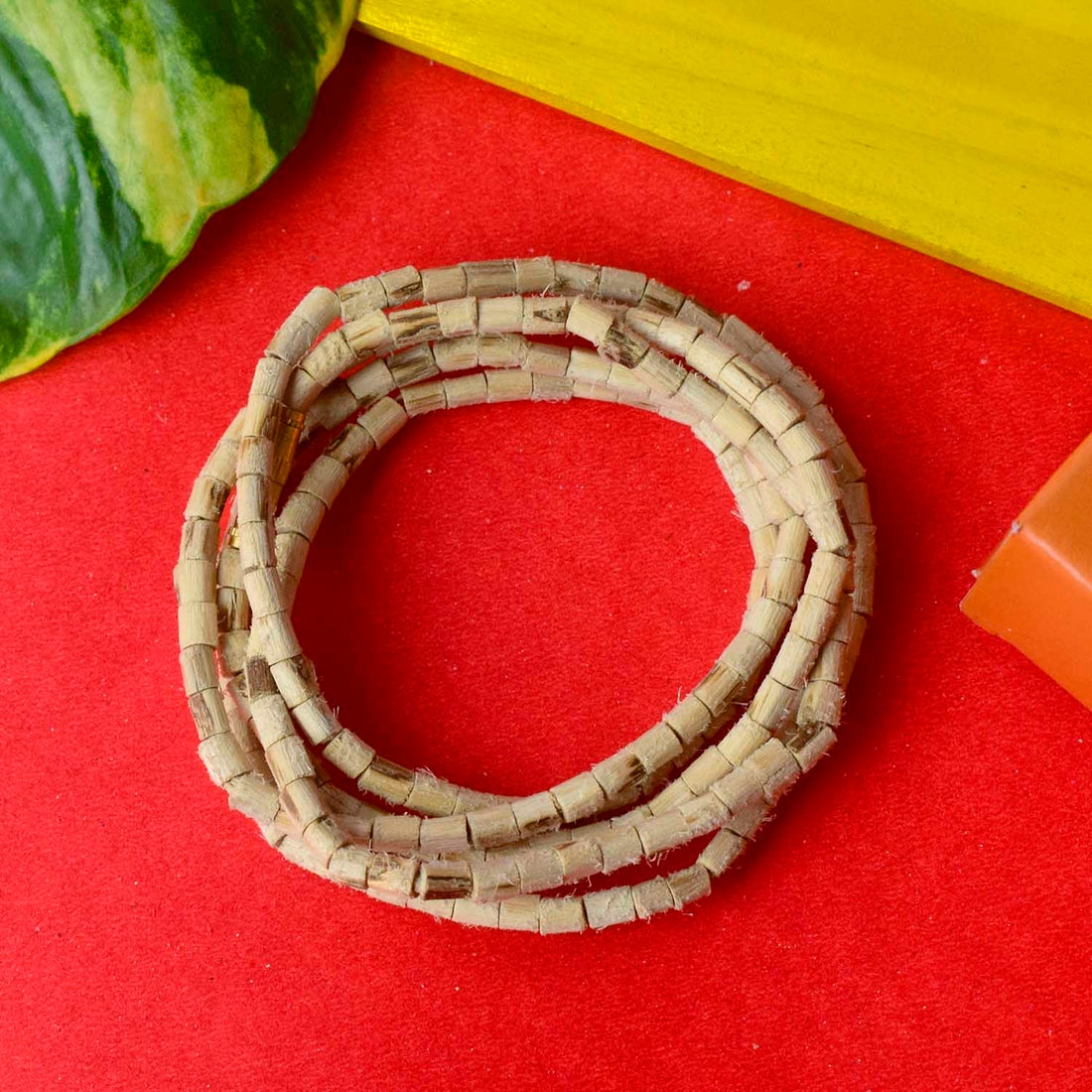 100% Original Tulsi Kanthi Mala Flat Beads