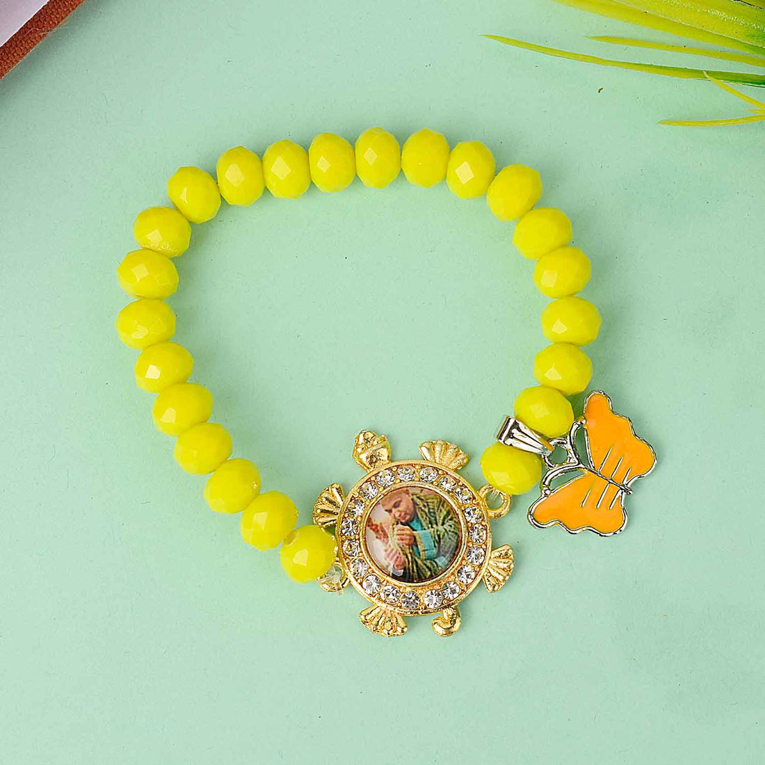 Radiant Coloured Beads (Assorted) β Guruji Swaroop Bracelet