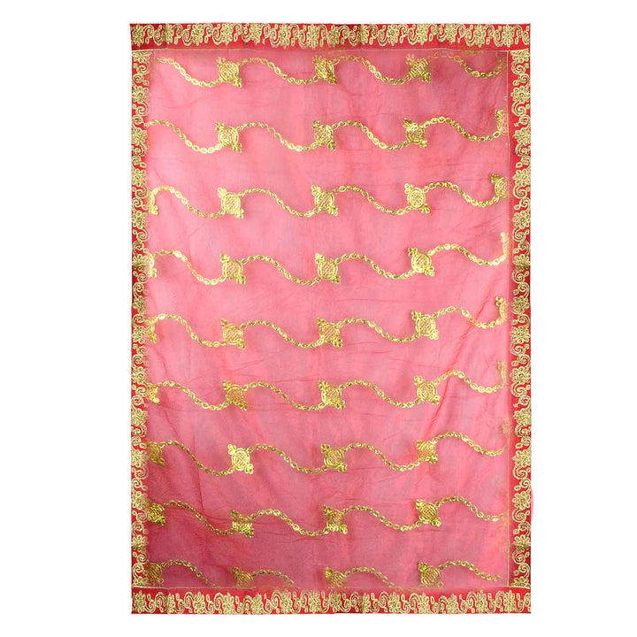 Enhance your puja rituals with this beautiful Mata Ki Chunri, featuring delicate golden embroidery. Measuring 210 cm (83 inches) in length and 100 cm (39 inches) in height, this Chunri is ideal for Navratri, Durga Puja, temple decor, and other religious ceremonies. The intricate design and fine fabric make it a meaningful addition to your devotional offerings.
๐๏ธ Discover authentic religious accessories at Satvik Store for all your puja and festive needs. ๐ธ๐