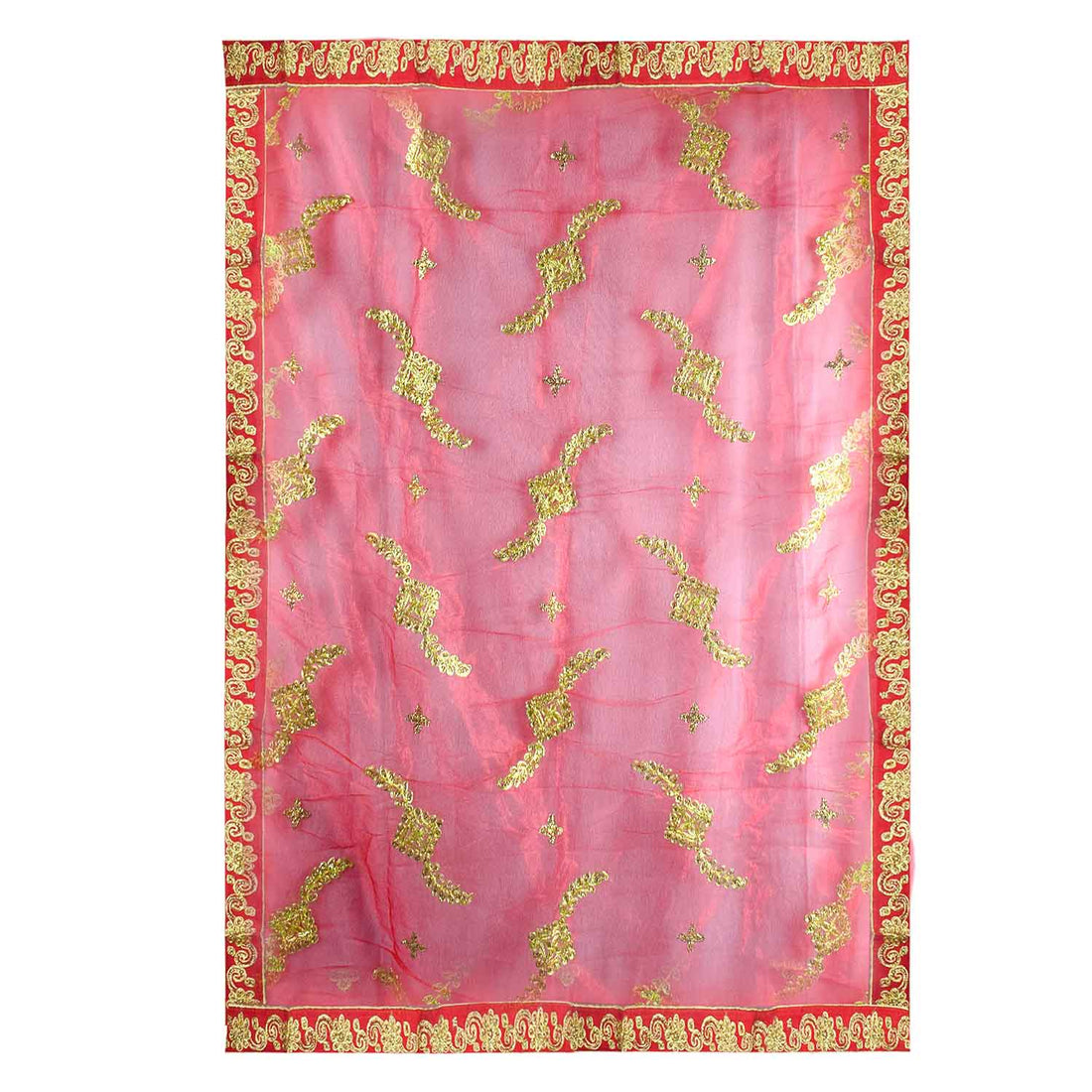 Enhance your spiritual rituals with this beautiful Mata Ki Chunri, designed with intricate golden winged motifs. Measuring 212 cm (83.5 inches) in length and 102 cm (40 inches) in height, this Chunri is crafted from premium-quality fabric with delicate gold detailing. Ideal for Navratri, Durga Puja, temple offerings, and home decor, it adds a divine touch to your prayers and celebrations.
🛍️ Shop authentic Mata Ki Chunris, Devi Chunaris, and more at Satvik Store for all your pooja and festive essentials.