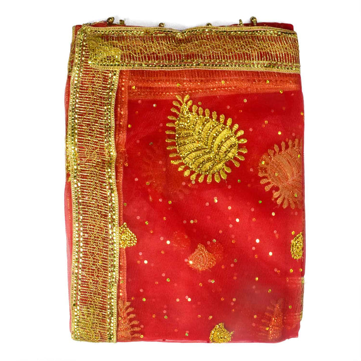 Enhance your puja altar with this exquisite Pink Chunri, adorned with golden motif embroidery for a divine and elegant look. Measuring 194 cm (76 inches) in length and 118 cm (46 inches) in height, this cloth is perfect for Devi puja, religious ceremonies, and festive rituals.
ποΈ Shop now at Satvik Store for authentic spiritual and religious products. πΈπ