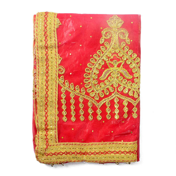 Enhance your puja ceremonies with this exquisite Pink Chunri featuring intricate golden embroidery. Measuring 188 cm (74 inches) in length and 108 cm (43 inches) in height, this elegant cloth is ideal for Devi puja, temple offerings, and altar decorations.
🛍️ Shop now at Satvik Store for authentic spiritual and religious products. 🌸🙏