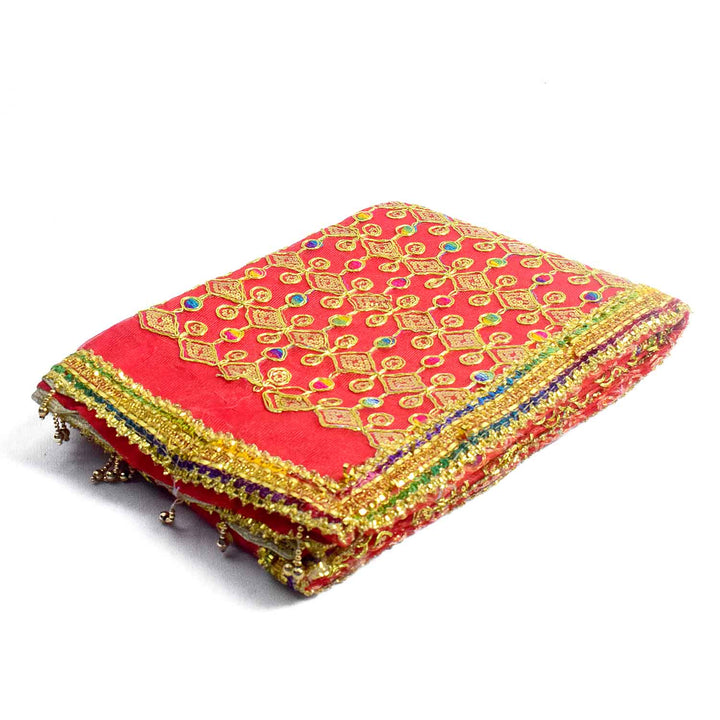 Adorn your puja altar with this beautifully crafted Pink Chunri, featuring golden sequin embellishments for a divine appearance. Measuring 190 cm (75 inches) in length and 103 cm (40 inches) in height, this traditional cloth is perfect for Devi puja, temple offerings, and festive rituals.
ποΈ Shop now at Satvik Store for authentic spiritual and religious products. πΈπ