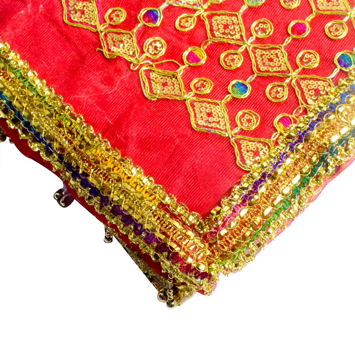 Adorn your puja altar with this beautifully crafted Pink Chunri, featuring golden sequin embellishments for a divine appearance. Measuring 190 cm (75 inches) in length and 103 cm (40 inches) in height, this traditional cloth is perfect for Devi puja, temple offerings, and festive rituals.
ποΈ Shop now at Satvik Store for authentic spiritual and religious products. πΈπ