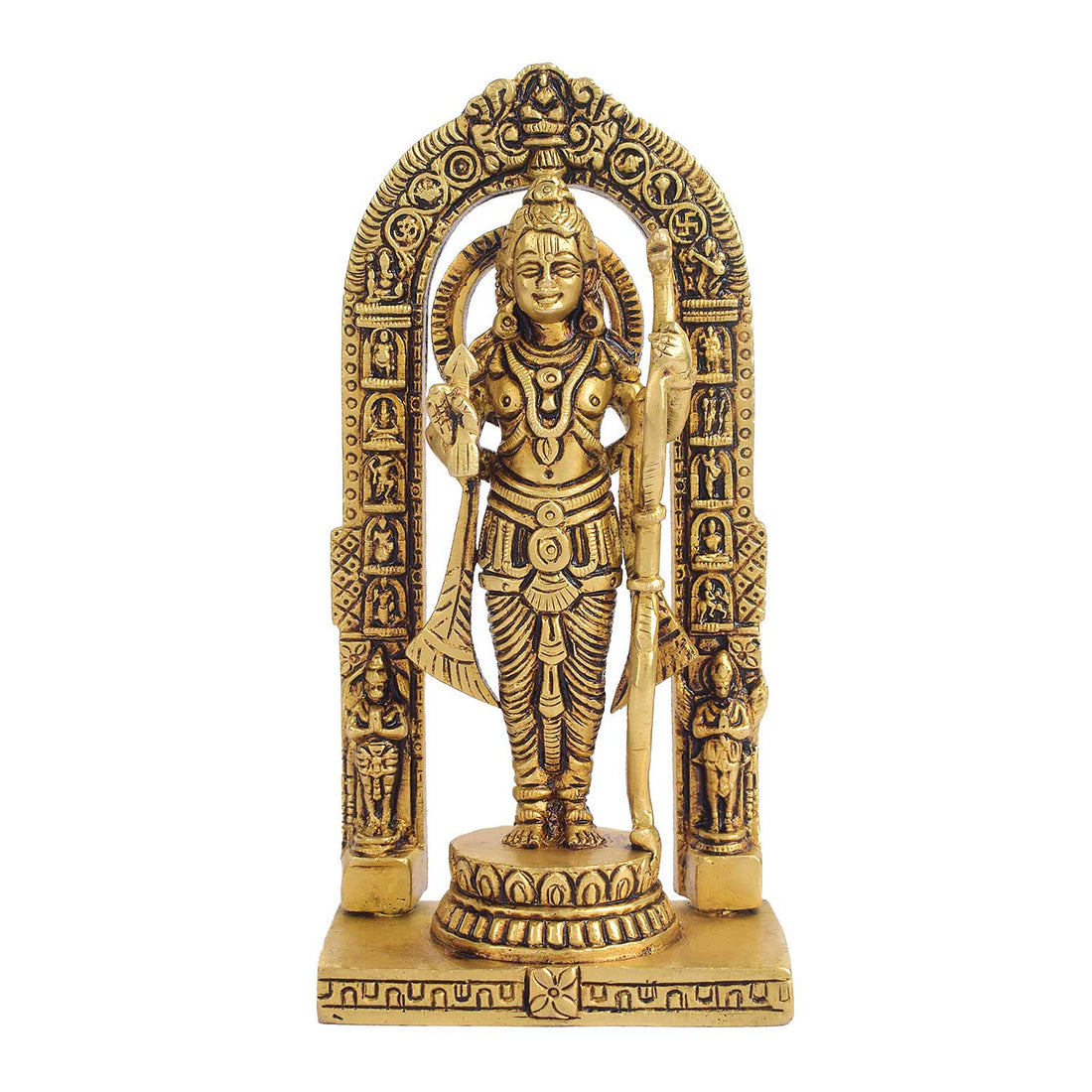 5.9 Inch Superfine Pure Brass Ayodhya Ram Lalla Idol