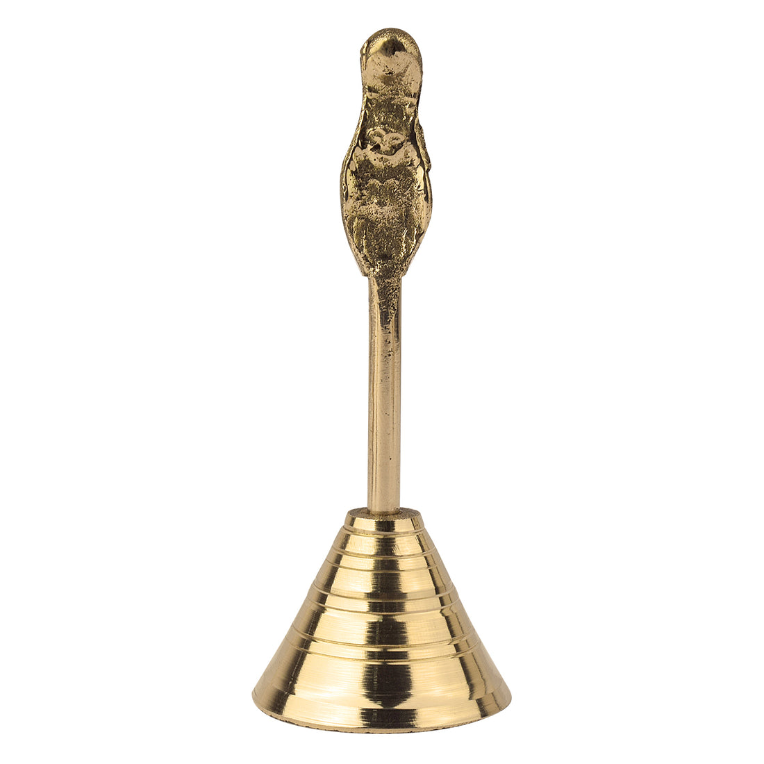7 Piece Brass Designer Pooja Thali Set (8.5 Inch - 9 Inch) Design 6