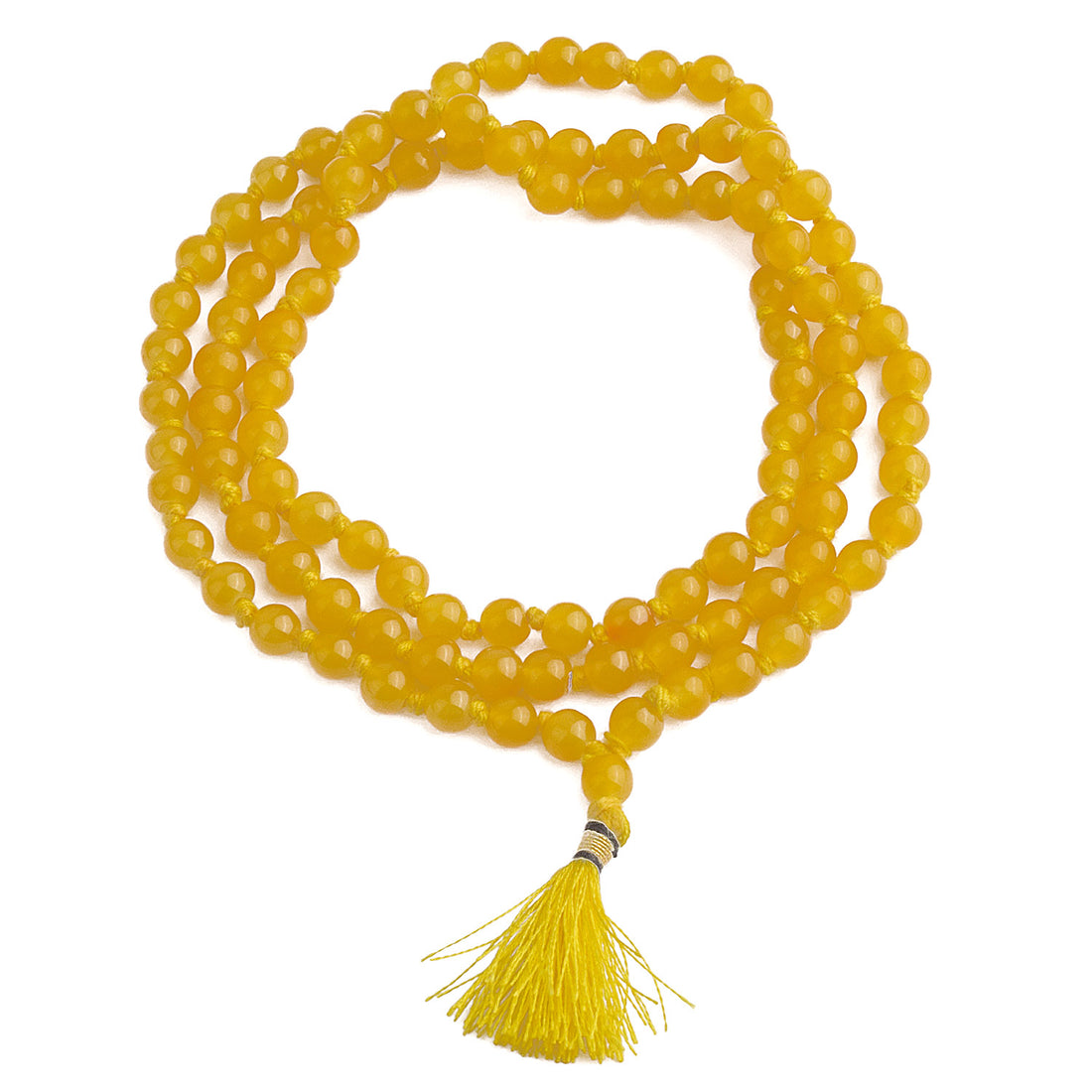 Hakik Jap Mala (Yellow) 8MM