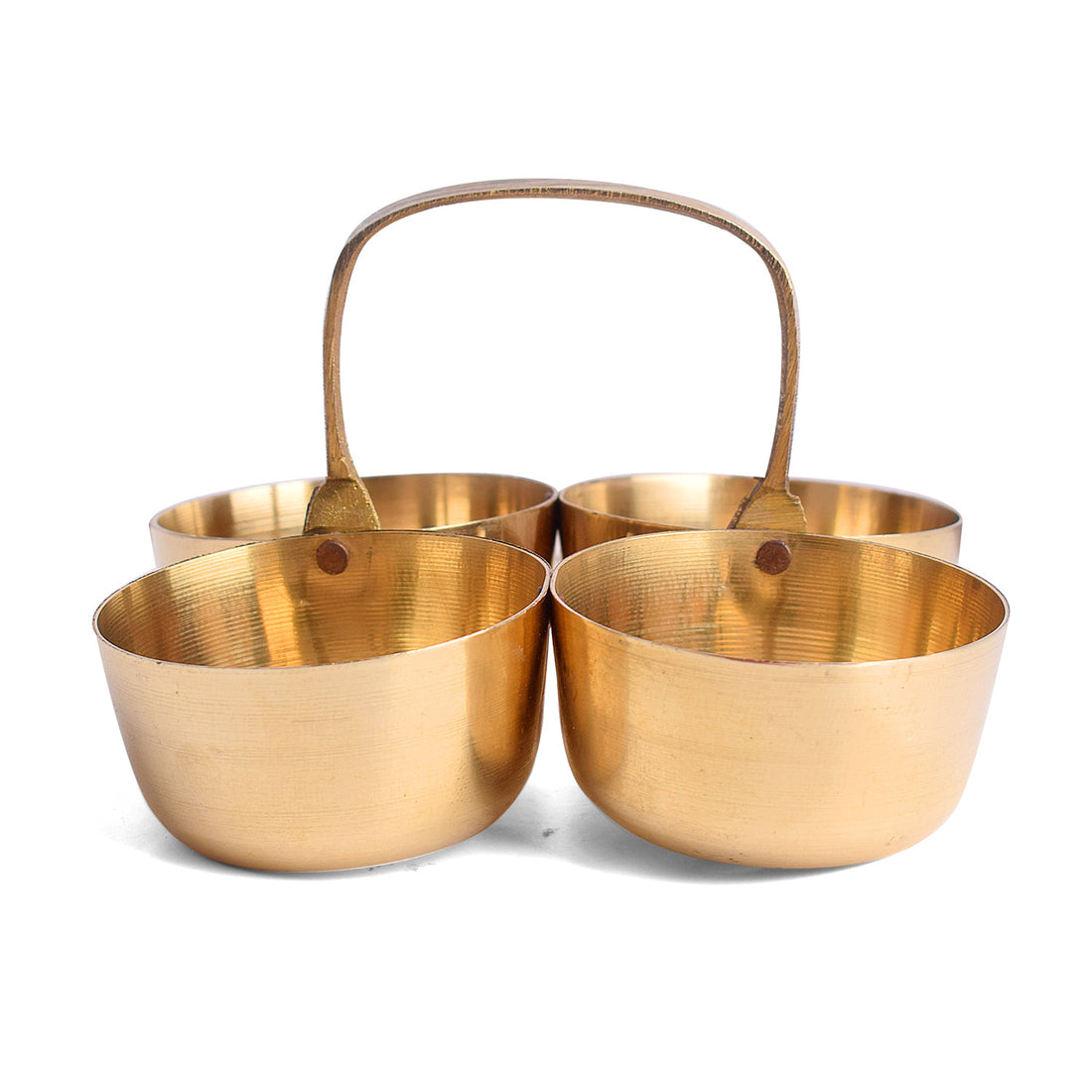 Elegant Brass Chaumukh Container