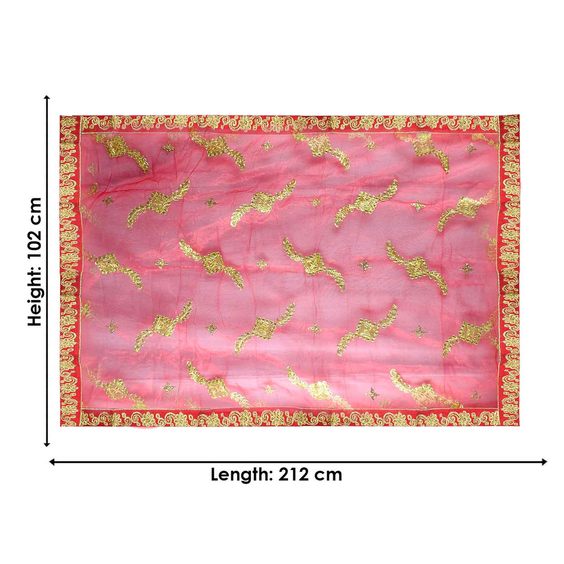 Enhance your spiritual rituals with this beautiful Mata Ki Chunri, designed with intricate golden winged motifs. Measuring 212 cm (83.5 inches) in length and 102 cm (40 inches) in height, this Chunri is crafted from premium-quality fabric with delicate gold detailing. Ideal for Navratri, Durga Puja, temple offerings, and home decor, it adds a divine touch to your prayers and celebrations.
🛍️ Shop authentic Mata Ki Chunris, Devi Chunaris, and more at Satvik Store for all your pooja and festive essentials.