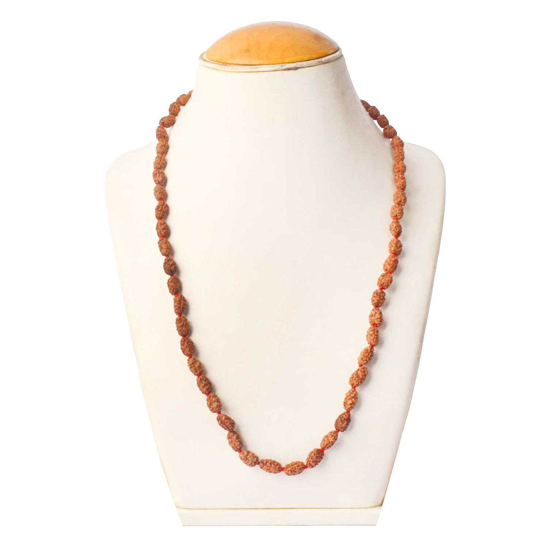 2 Mukhi Pathariya Rudraksha Mala (6-7mm)