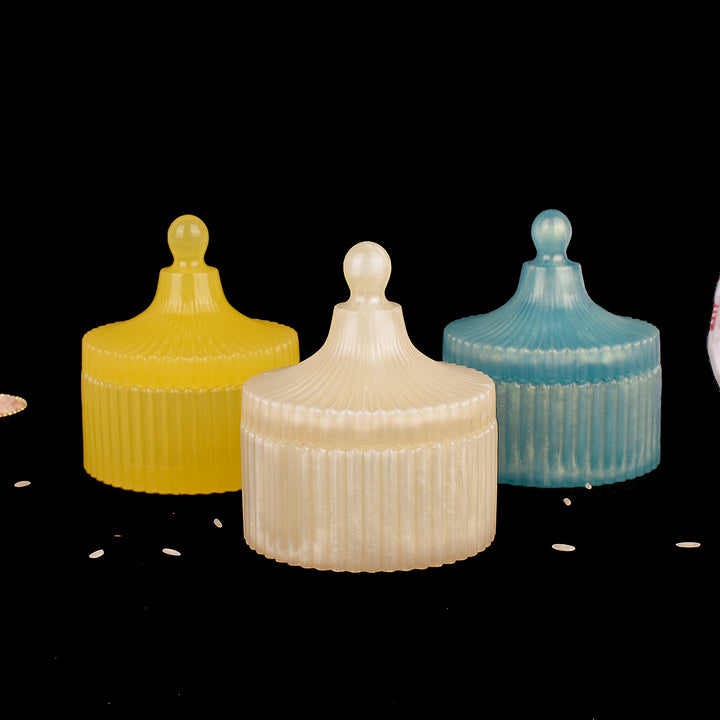 Elegant Epoxy Resin Round Laddu Gopal Jewellery Box, a beautifully designed round jewellery box featuring intricate epoxy resin work, perfect for storing jewelry and as a decorative item for Laddu Gopal worship. 
India’s Largest Pooja Accessories Brand – www.satvikstore.in