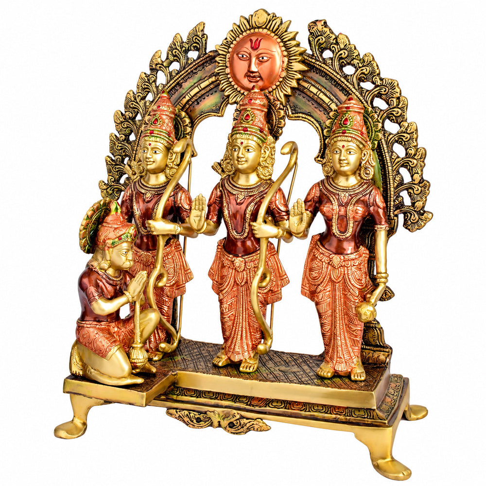 15.7 Inch Graceful Ram Darbar in Brass