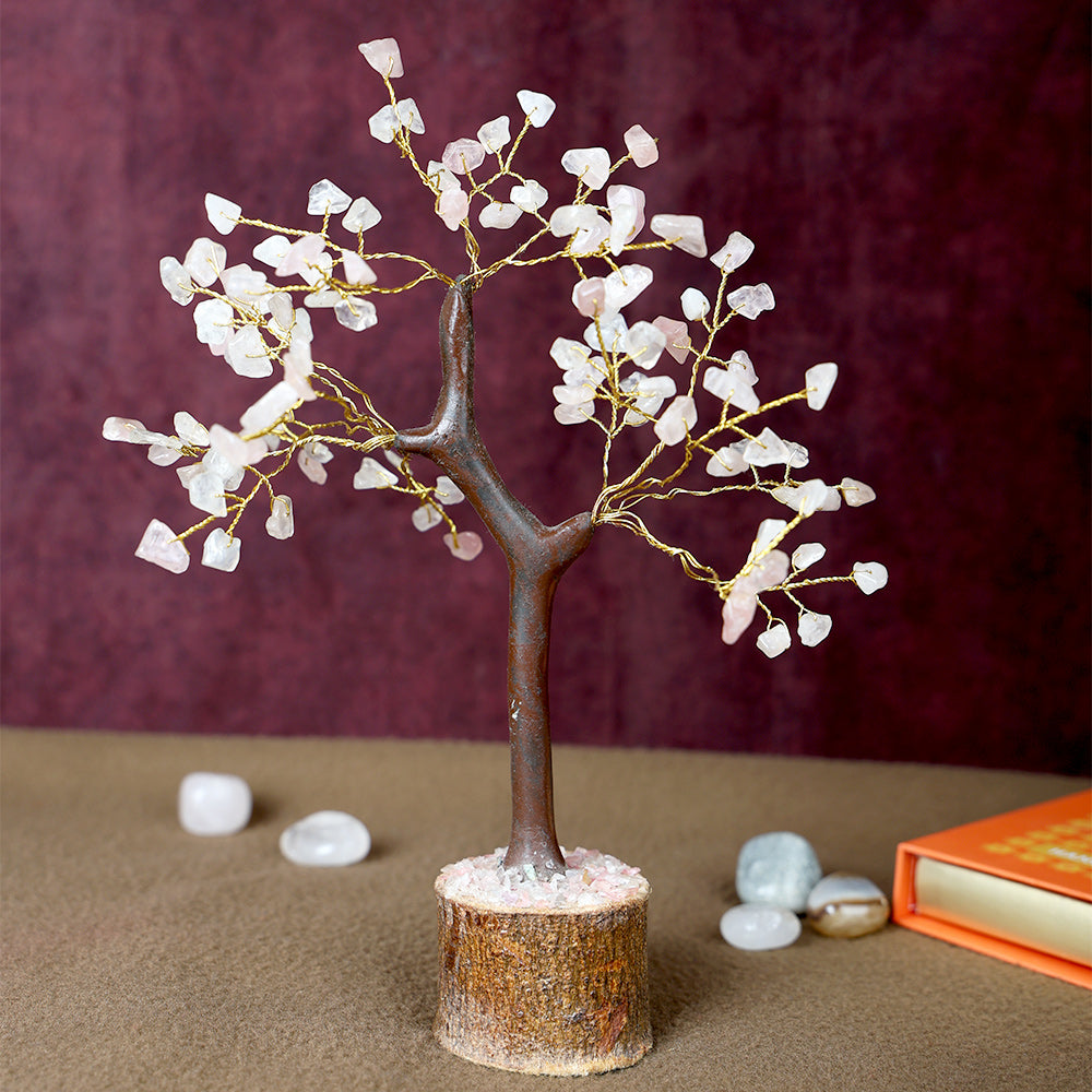 Rose Quartz Crystal Tree – Love & Positive Energy