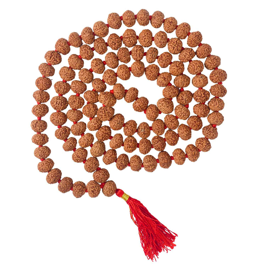 9 Mukhi Pathariya Rudraksha Mala 9-10mm