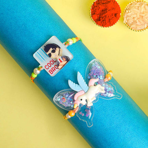 Set of 2 Cartoon-Themed Kids Rakhi with Roli Chawal and Ram Sita Stickers β Raksha Bandhan Gift Combo for Children. Indiaβs Largest Pooja Accessories Brand - www.satvikstore.in