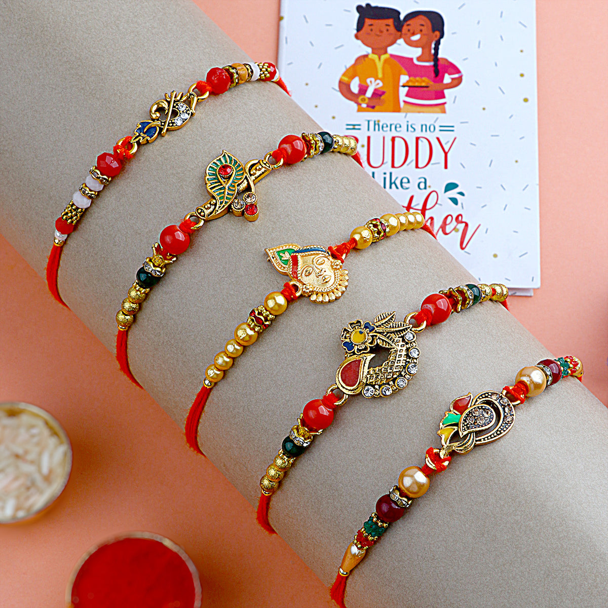 Shop Elegant Rakhi to Make Raksha Bandhan Extra - Main Image