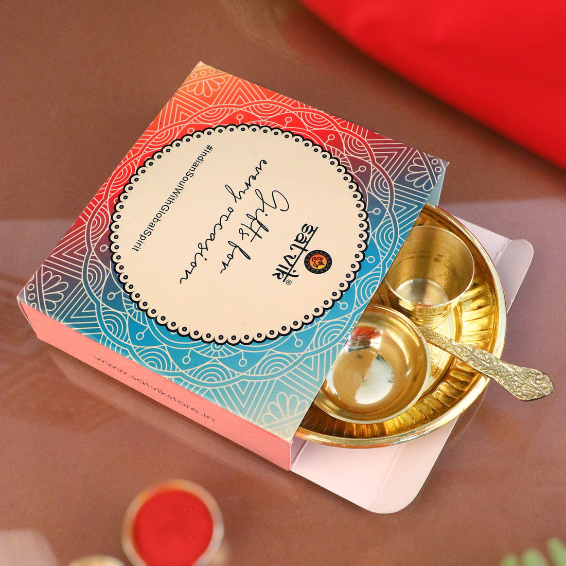 Laddu Gopal Pooja Bhog Thali Set (5 Inch)