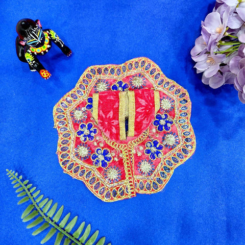 Beautiful Laddu Gopal dress No.2 with vibrant detailing for small Bal Gopal idol β Indiaβs Largest Pooja Accessories Brand β www.satvikstore.in