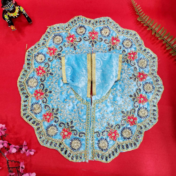 Beautiful Laddu Gopal dress No.6 design 1 with bright festive detailing for Bal Gopal idol – India’s Largest Pooja Accessories Brand – www.satvikstore.in