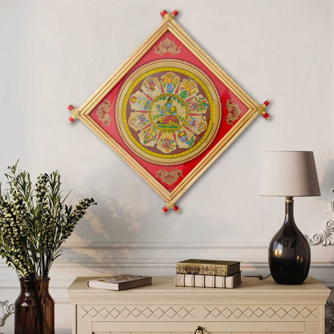 Large Radha Krishna Photo Frame | India’s Largest Brass Idols Brand - www.satvikstore.in
