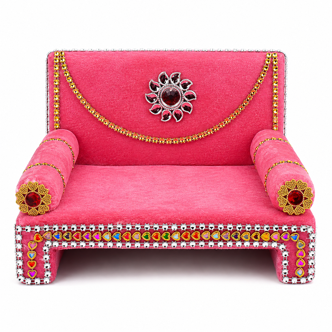 Regal Delight: Laddu Gopal's Velvet Singhasan