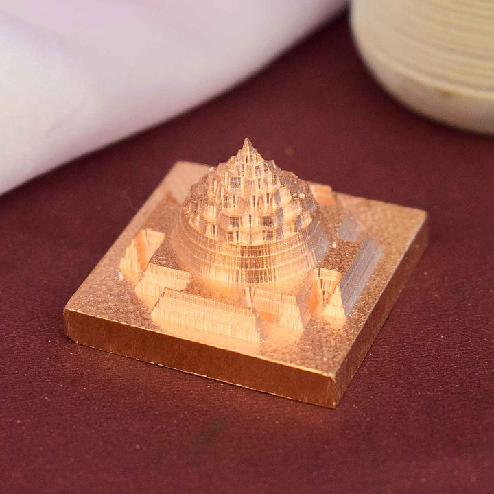 Pure Copper Shree Yantra for Wealth, Positivity & Vastu Correction – Satvikstore.in India’s Largest Pooja Accessories Brand - www.satvikstore.in